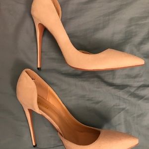 Guoar Pointy Toe Heels D'Orsay Pump
